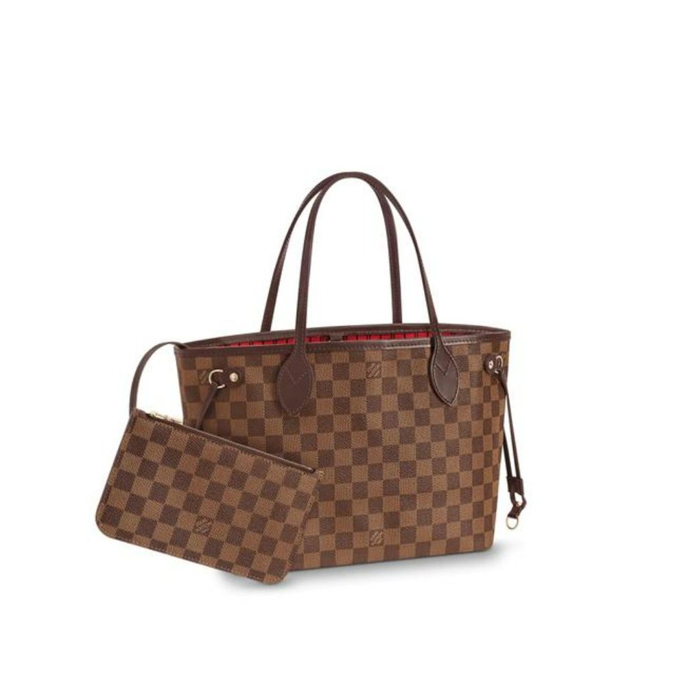 Auth NEW Louis Vuitton Neverfull PM damier with wallet - Picture 1 of 10